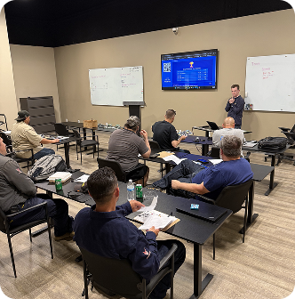 Classroom instruction with live display monitor