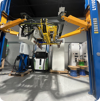 Vehicle lift and EV charging infrastructure equipment